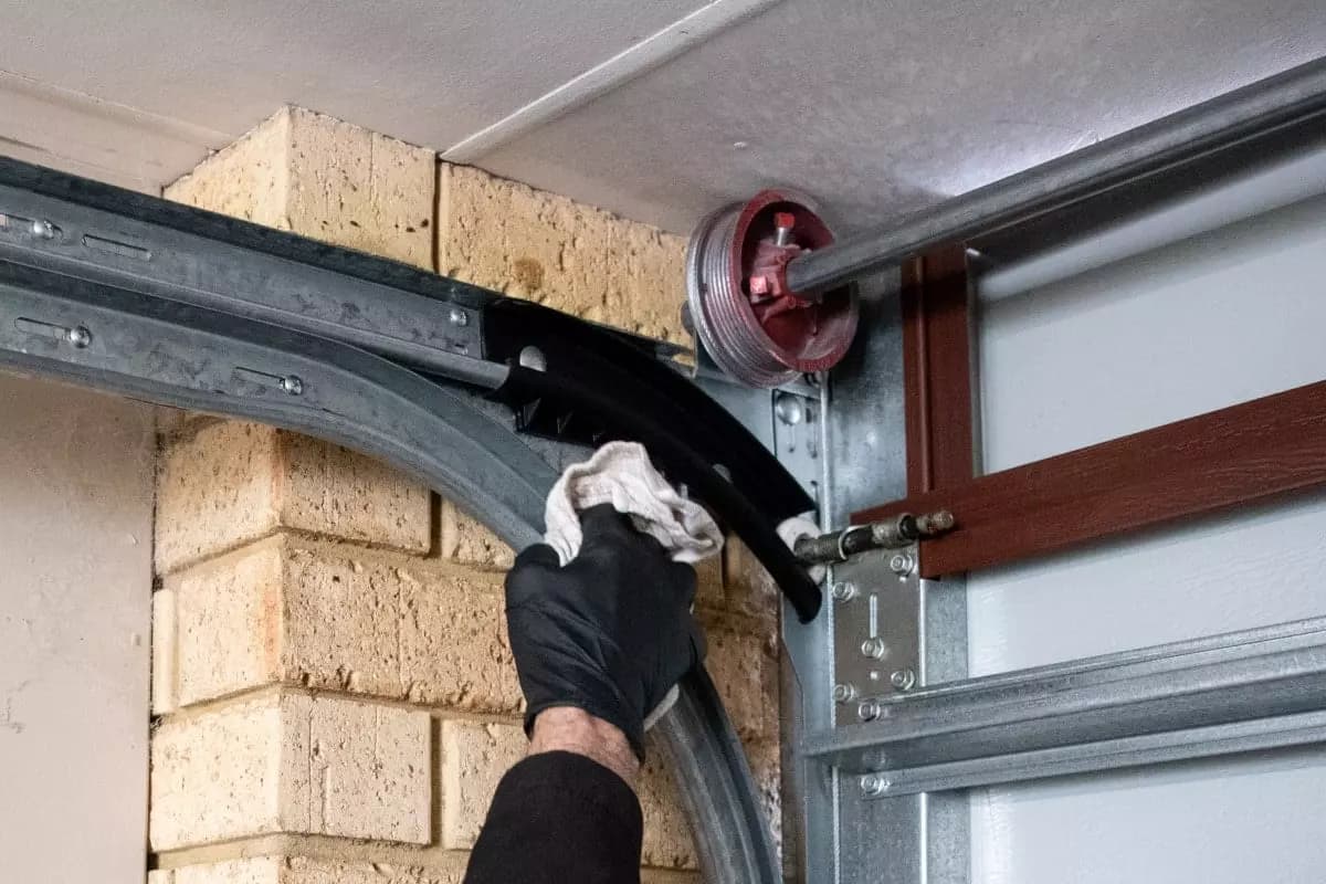 Garage door preventive maintenance service in Orange County